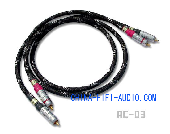 Xindak AC-03 Audio Amp Interconnects Cable RCA Plug New Xindak AC-03 Audio Amp Interconnects Cable RCA Plug New